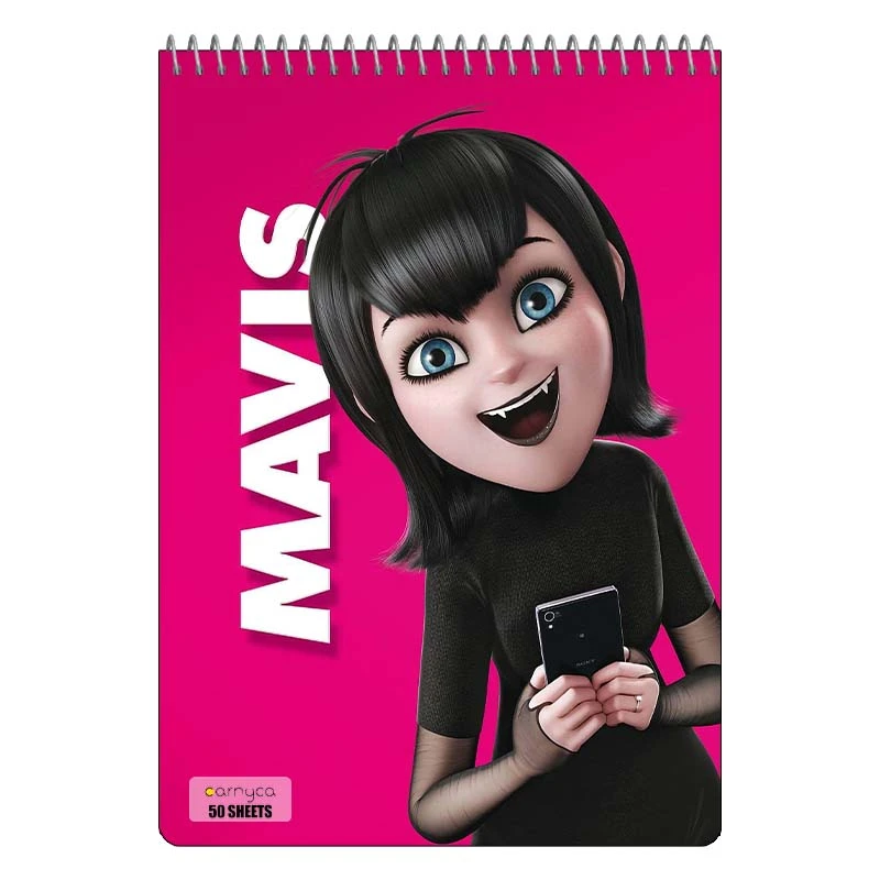 دفتر نقاشی 50 برگ سیمی کارنیکا طرح هتل ترانسیلوانیا Hotel Transylvania کد 88394