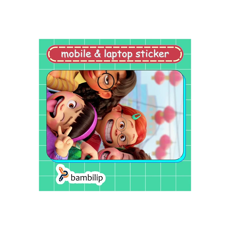 استیکر بامبیلیپ مدل کارت عابر طرح سلفی دخترونه کد 4565469