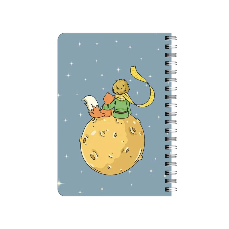 دفترچه یادداشت بامبیلیپ مدل چوبی طرح روباه و شازده کوچولو کد 6287881