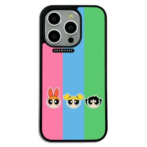 AKAM AMCWA15PRO-POWER PUFF GIRLS8  Cover For Apple iPhone 15 Pro