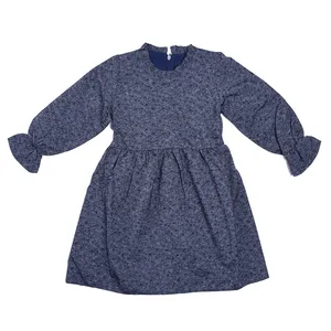 پیراهن دخترانه کد 110 رنگ سورمه ای