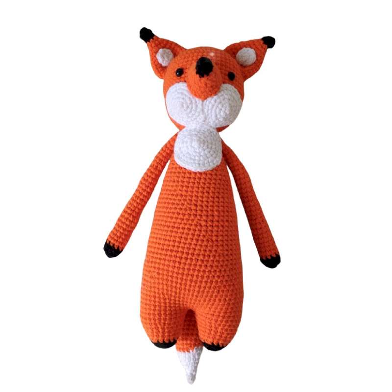 عروسک بافتنی مدل روباه بیشه  کد 60249