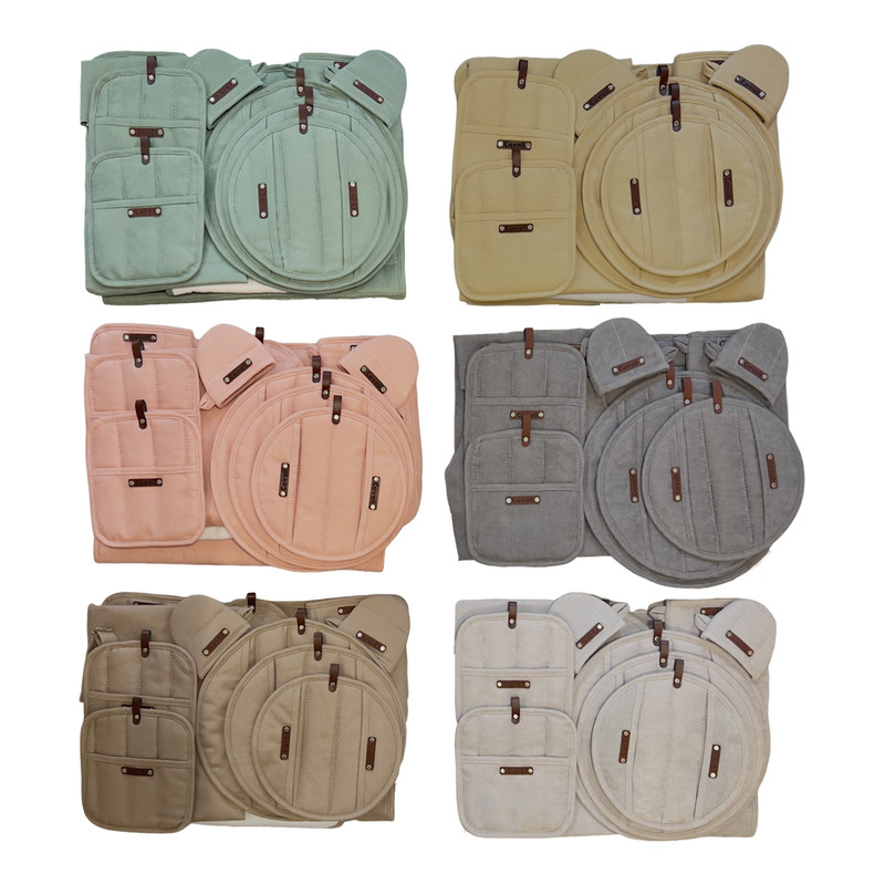 ست لوازم پارچه ای آشپزخانه 12 تکه طرح مدرن