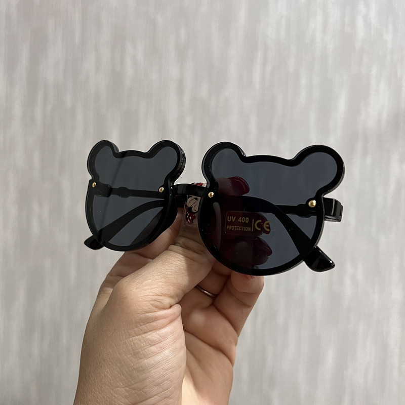 عینک آفتابی بچگانه مدل تدی شفاف کد BLK KK 66