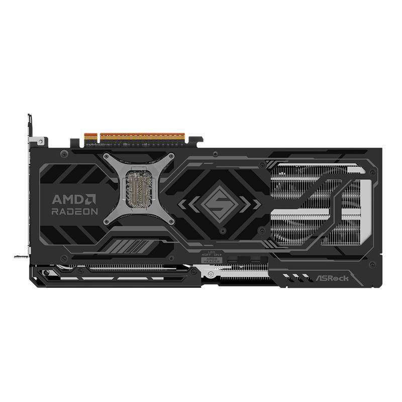 کارت گرافیک ازراک مدل AMD Radeon™ RX 9070 XT Steel Legend Dark 16GB