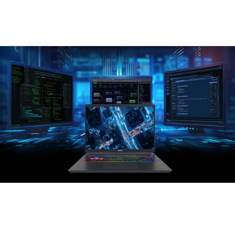 لپ تاپ 16 اینچی ام اس آی مدل Vector 16 HX AI A2XWIG-Core Ultra 9 275HX-RTX5080 16GB-64GB DDR5 5600MHz-1TB SSD-QHD 240Hz - کاستوم شده