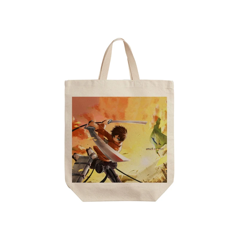 ساک خرید ترمه طراحان ایده مدل Attack on Titan کد strm0362 - S