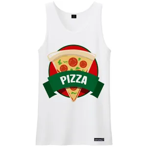 زیرپوش بدون آستین مردانه 27 مدل Pizza کد MH258