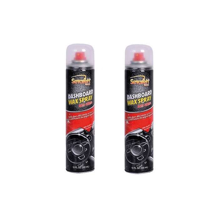 اسپری داشبورد خودرو واکس ستاره مدل strawberry حجم 300 میلی لیتر بسته 2 عددی
