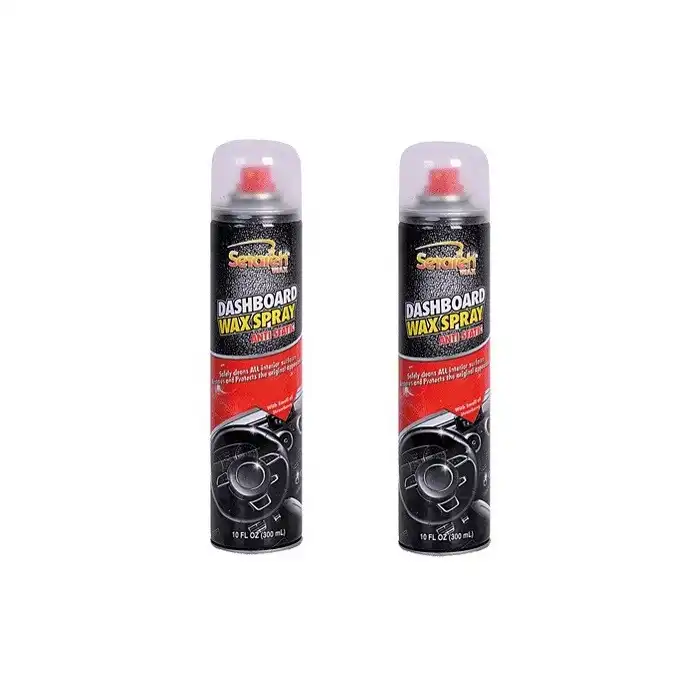 اسپری داشبورد خودرو واکس ستاره مدل strawberry حجم 300 میلی لیتر بسته 2 عددی