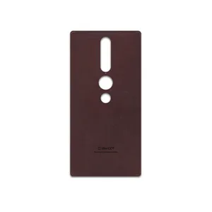 MAHOOT Matte-Dark-Brown-Leather Cover Sticker for Lenovo Phab2 Pro