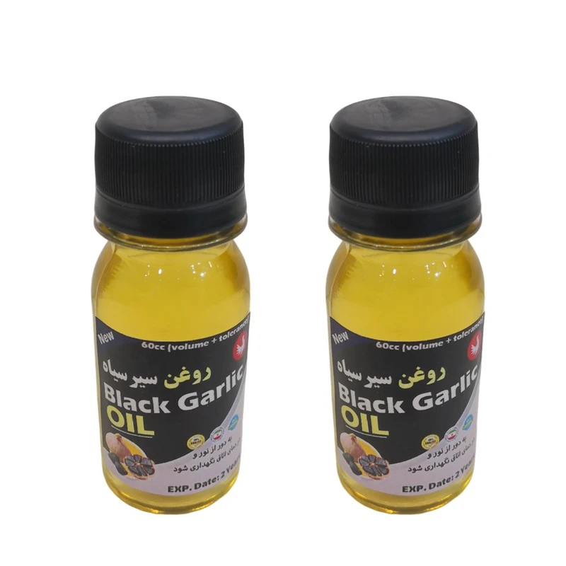 روغن سیر سیاه پامکا مدل پایه حجم 60 میلی لیتر مجموعه 2 عددی