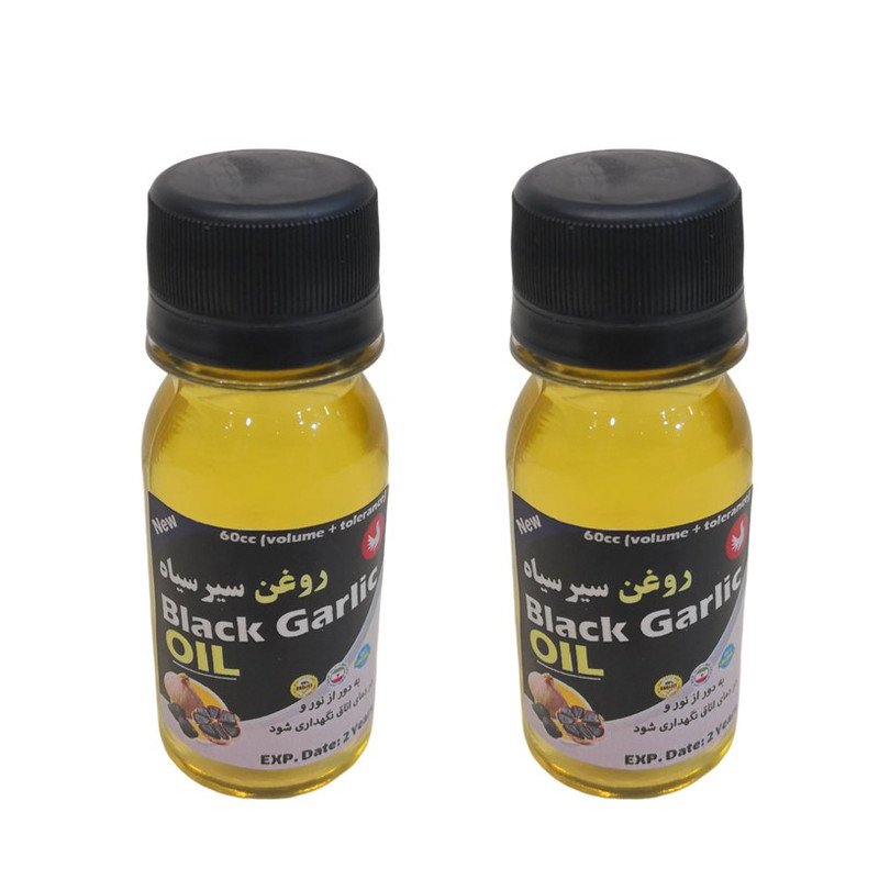 روغن سیر سیاه پامکا مدل پایه حجم 60 میلی لیتر مجموعه 2 عددی