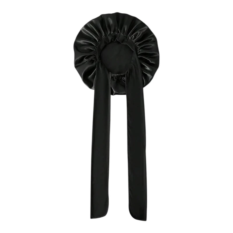 کلاه زنانه مدل خواب ساتن دو رو بند دار پرنسس