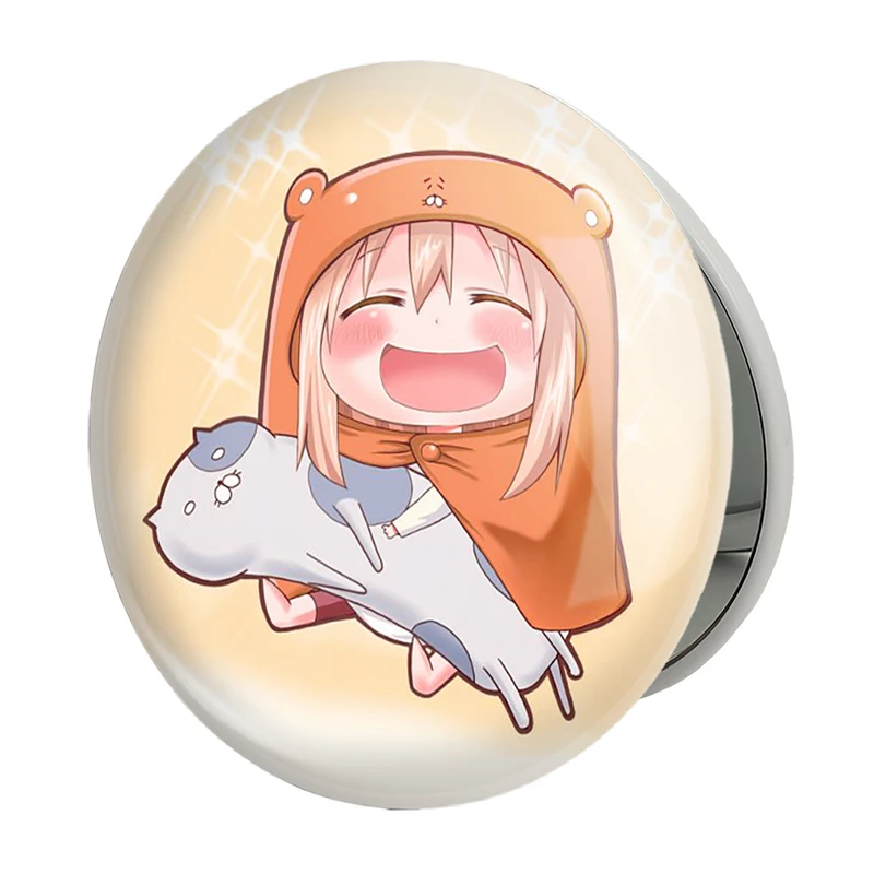 آینه جیبی خندالو طرح اومارو انیمه اوماروچان Umaru Chan مدل تاشو کد 18486 