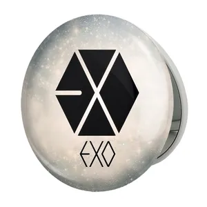آینه جیبی خندالو طرح گروه اکسو EXO مدل تاشو کد 13653 