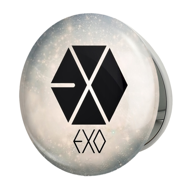 آینه جیبی خندالو طرح گروه اکسو EXO مدل تاشو کد 13653 
