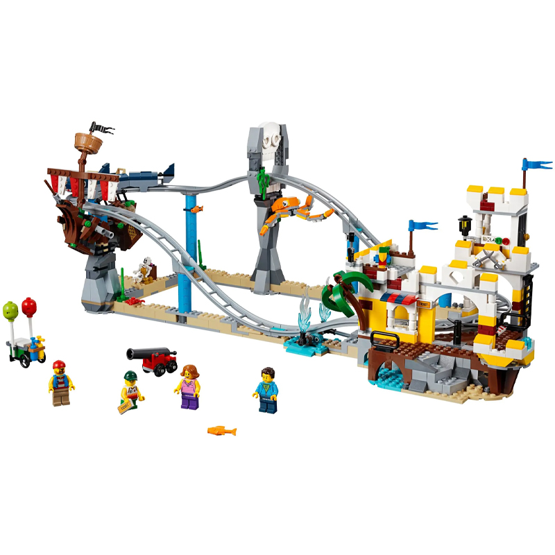 ساختنی دکول مدل Pirate Roller coaster کد 3129