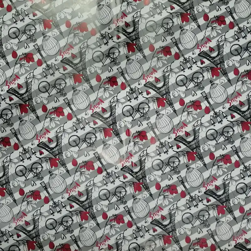 کاغذ کادو مدل پاریس کد 21 بسته 2 عددی