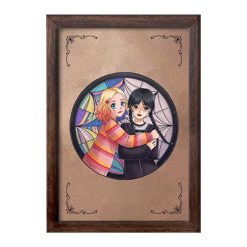 تابلو خندالو طرح سریال ونزدی Wednesday کد 25179