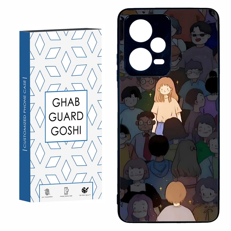 کاور قاب گارد گوشی طرحدخترانه کد TPU-061 مناسب برای گوشی موبایل شیائومی  REDMI NOTE 12 PRO 5G