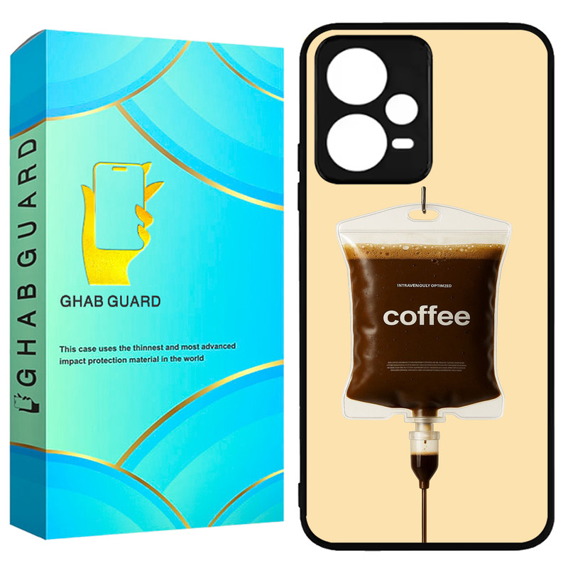 کاور قاب گارد طرح یک واحد قهوه مدل GCHPX5P مناسب برای گوشی موبایل شیائومی Poco X5 Pro 5G