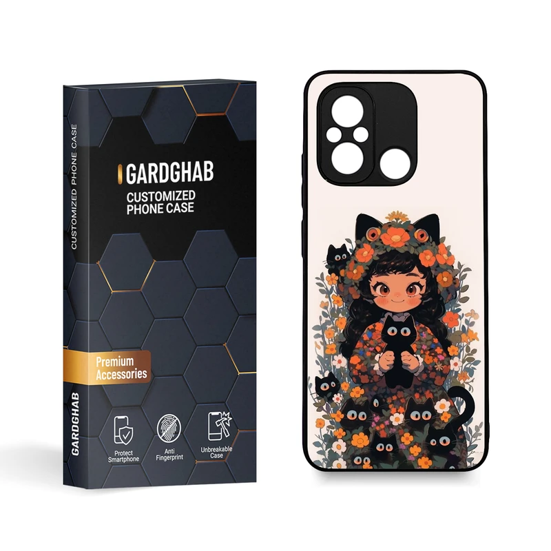  کاور گارد قاب مدل دخترانه مناسب برای گوشی موبایل شیائومی Poco C55