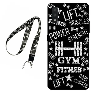Megafone Gym 0010 Cover For Samsung Galaxy A01 Mobile Neckband 