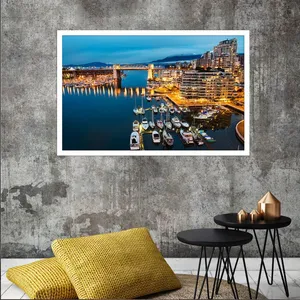 تابلو بکلیت طرح منظره شهر ونکوور مدل W-S2775