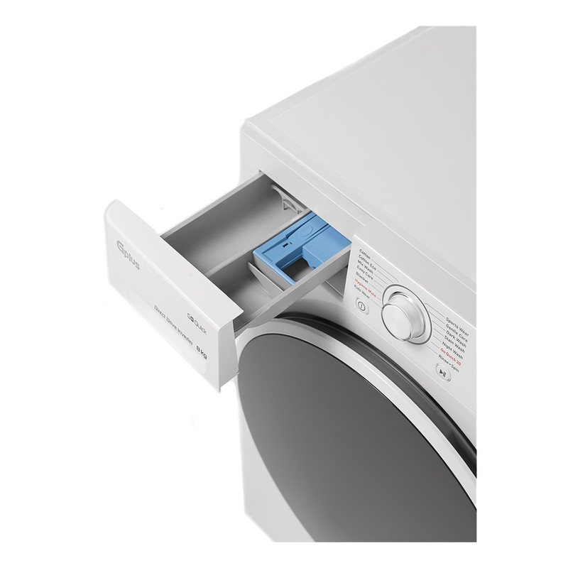 ماشین لباسشویی 8 کیلوگرم اتوماتیک جی پلاس مدل GWM-R87W
