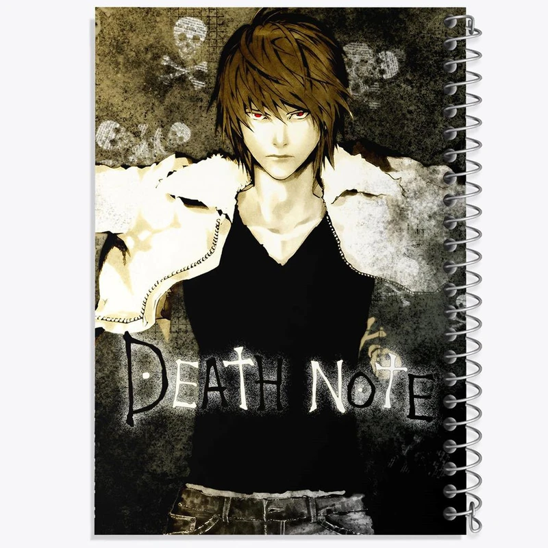 دفتر نت موسیقی 50 برگ خندالو مدل یاگامی لایت انیمه دفترچه مرگ Death Note کد 11308