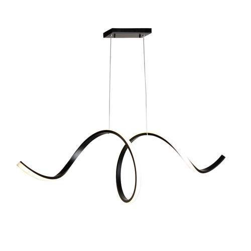 لوستر آویز چشمه نور کد LB6362/1BK