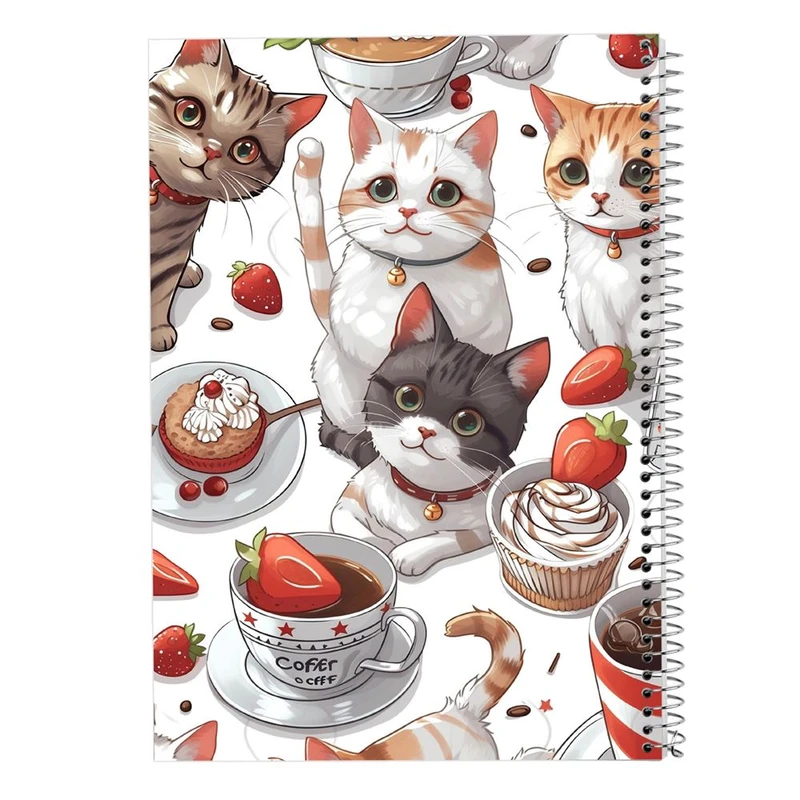 دفتر لیست خرید 50 برگ مدوپد مدل سگ و گربه کد DF17255