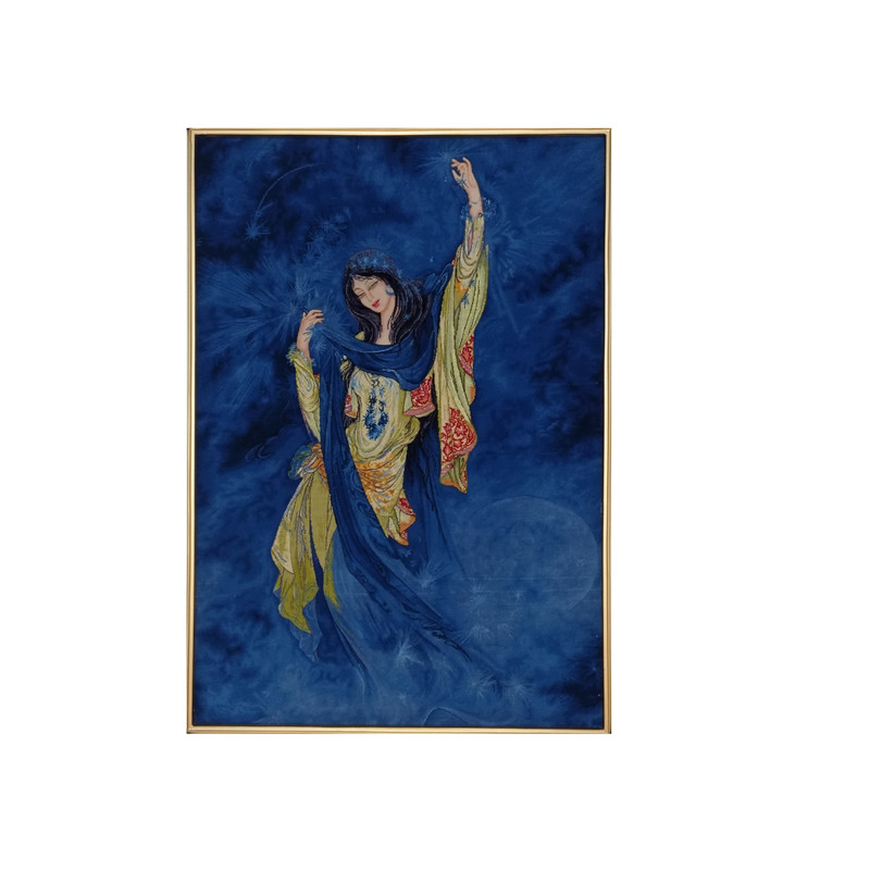 تابلو فرش دستباف مدل ستاره صبح