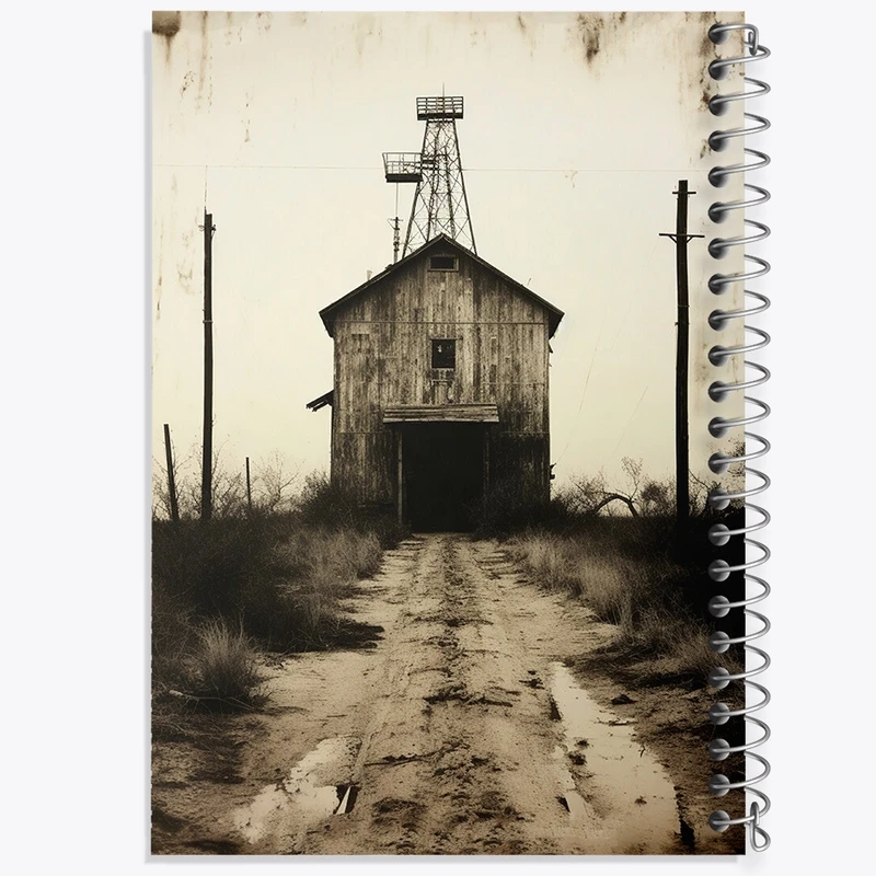 دفتر شطرنجی 50 برگ خندالو مدل کلبه کد F440