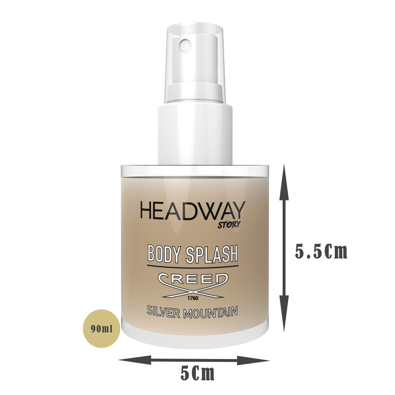 بادی اسپلش مردانه هدوی استوری مدل کرید سیلور مانتین واتر حجم 90 میلی لیتر