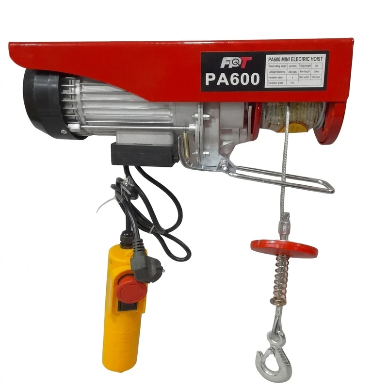 وینچ برقی کارگاهی مدل PA600 طول 25 متر