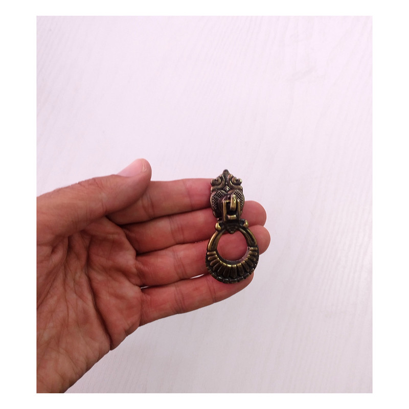 دستگیره کابینت و کمد مدل گوشواره ای کد T500 بسته 5 عددی