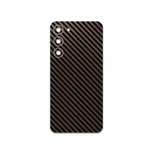 MAHOOT Glossy-Brown-Fiber Cover Sticker for Samsung Galaxy S23 Plus