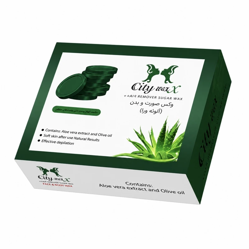 وکس موبر سیتی وکس مدل الورائه وزن ۱۰۰۰ گرم بسته ۴۸ عددی