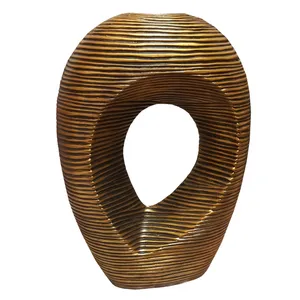 گلدان دکوری لیلپار طرح فانتزی مدل DKH-G012 B
