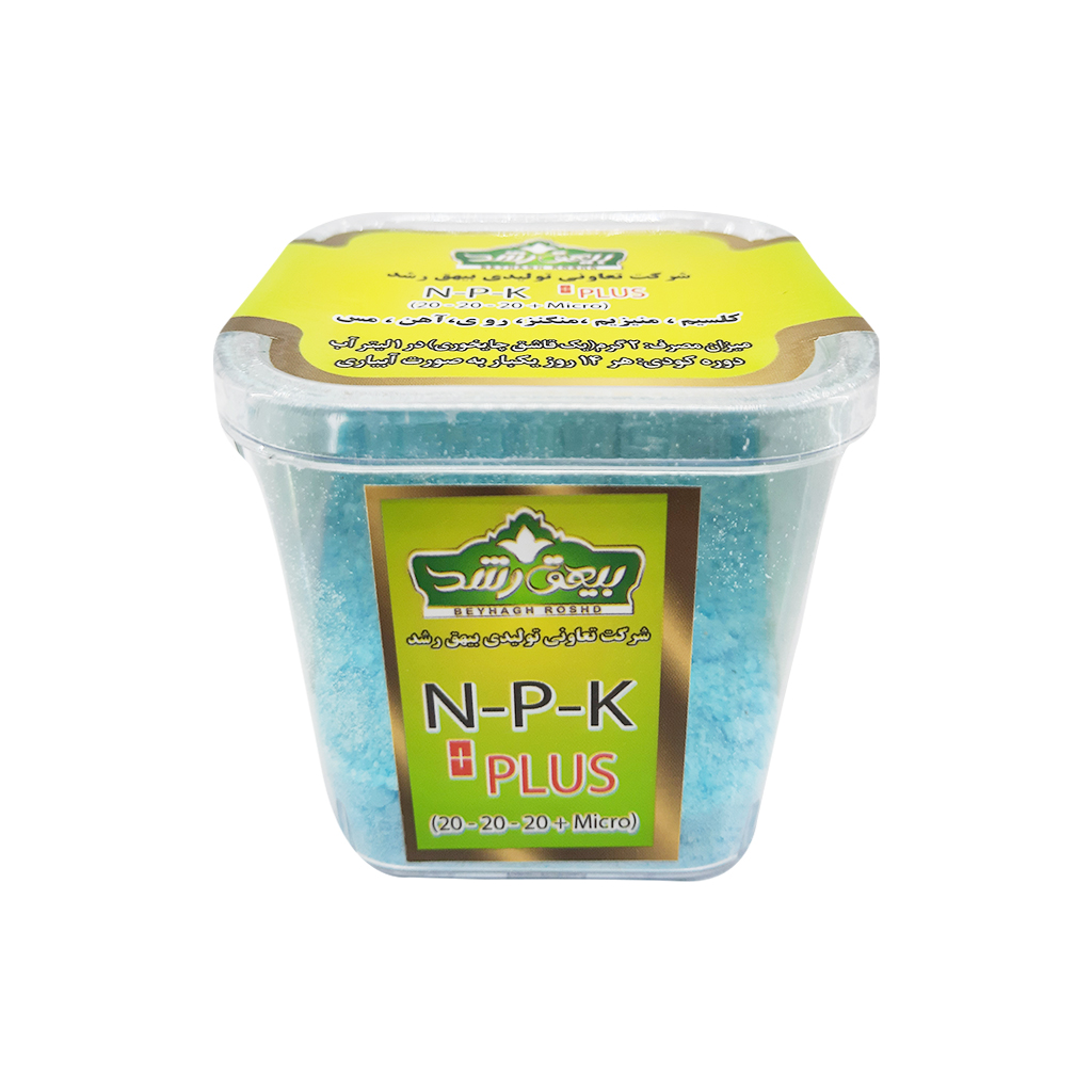 کود گل های آپارتمانی بیهق رشد مدل N-P-K وزن 50 گرم