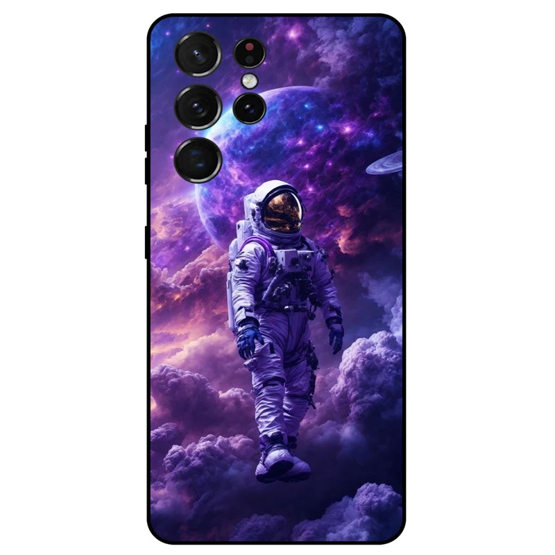 کاور مگافون طرح فضانورد مدل 2822 مناسب برای گوشی موبایل سامسونگ Galaxy S21 Ultra 5G         