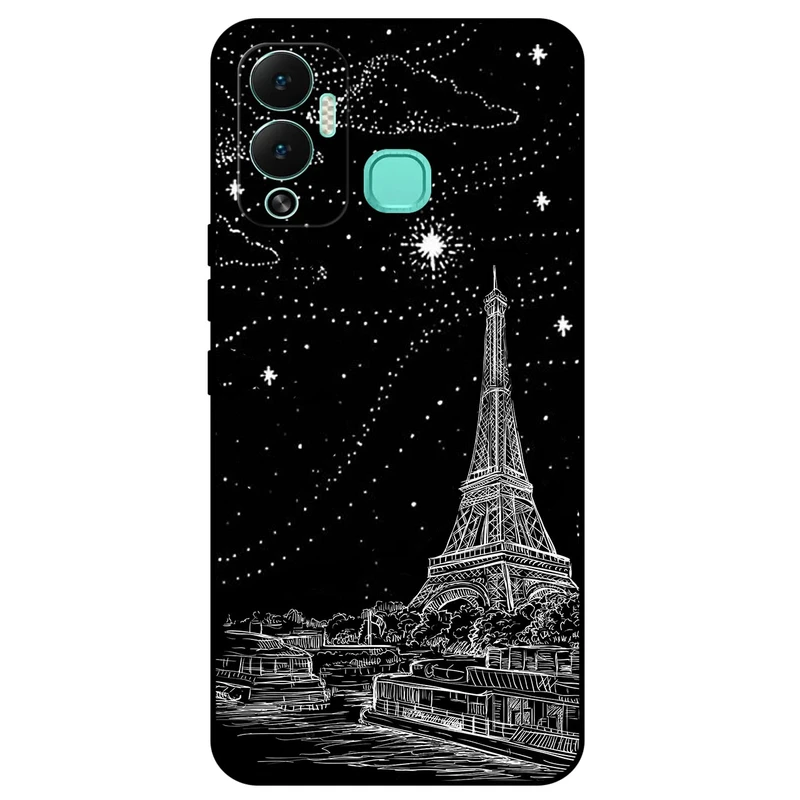 کاور مگافون طرح ایفل مدل 8107 مناسب برای گوشی موبایل اینفینیکس Hot 12 Play