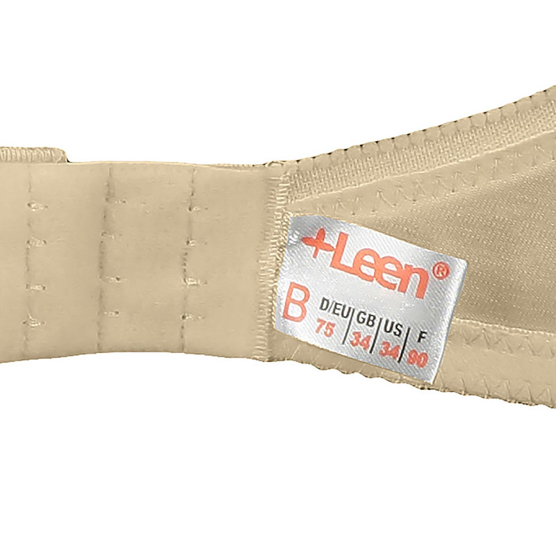 سوتین زنانه لین مدل بدون فنر کد 4680-419 رنگ  کرم