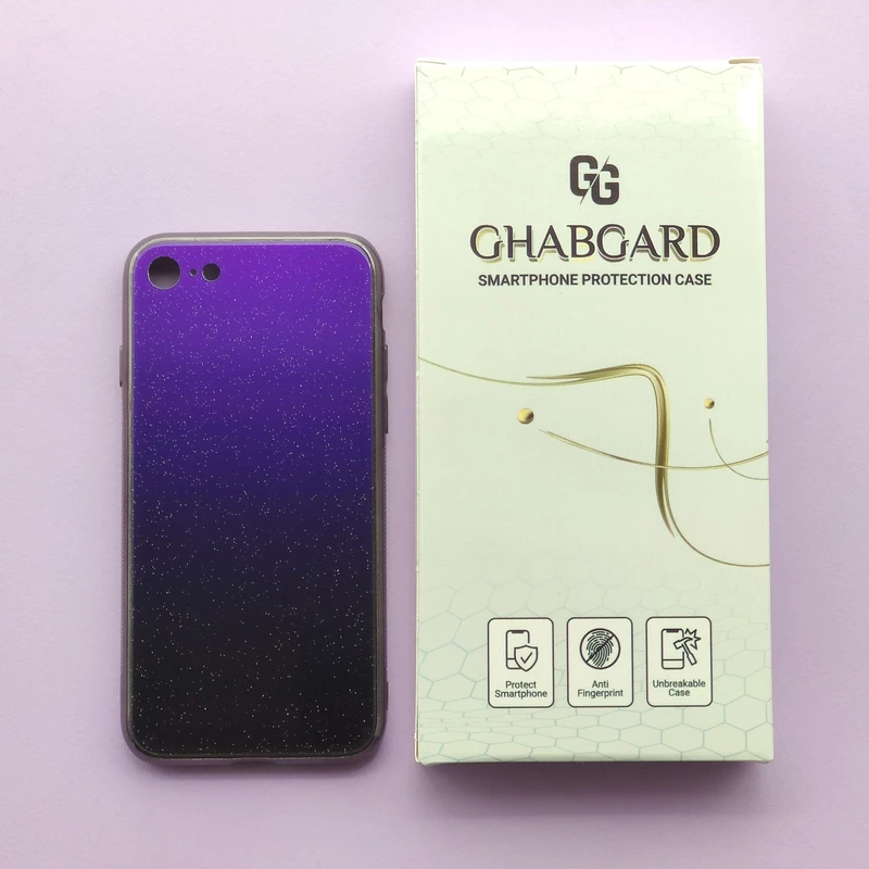کاور قاب گارد مدل پشت گلس ساده اکلیری مناسب برای گوشی موبایل اپل iPhone 7/8/SE 2020/SE 2022