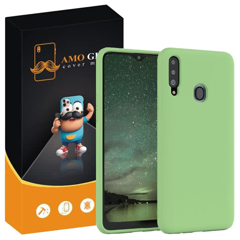 کاور عمو قاب مدل سیلیکونی پاک کنی 2 مناسب برای گوشی موبایل سامسونگ Galaxy A20s