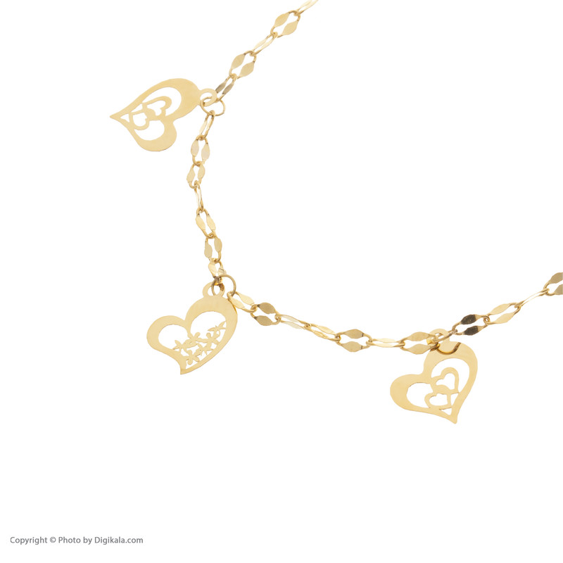 دستبند طلا 18 عیار زنانه مایا ماهک مدل MB1206