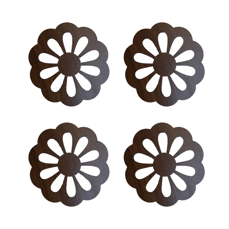 زیر لیوانی مدل G68 مجموعه چهار عددی به همراه استند