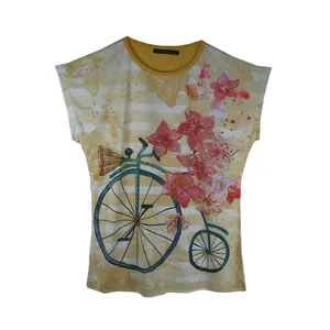 تی شرت آستین کوتاه زنانه مدل bay za